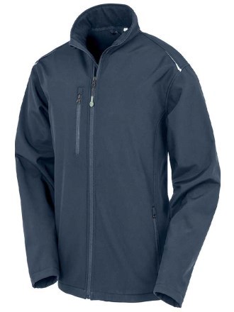 Recycled Three Layer Printable Soft Shell Jacket