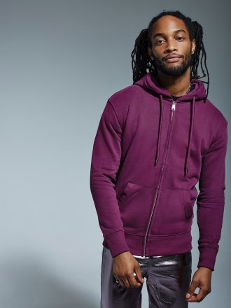 Mens Organic Full Zip Hoodie