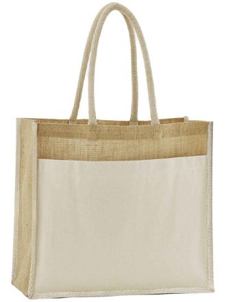 Natural Starched Jute Shopper