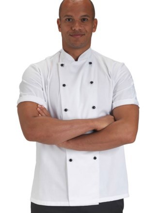 Lightweight Short Sleeve Chefs Jacket