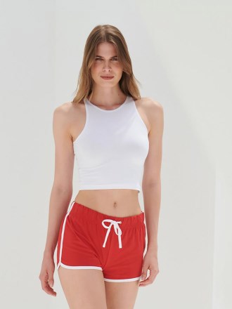 SK069 Ladies Retro Fit Shorts