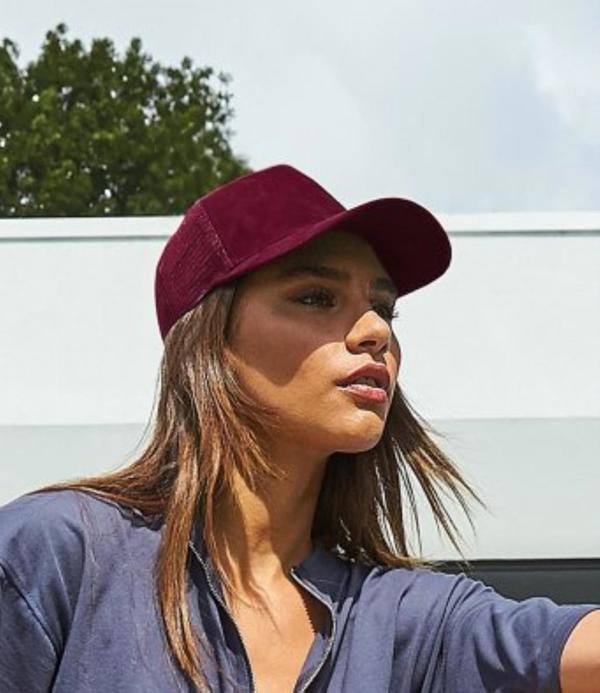  Suede Snapback Trucker Cap