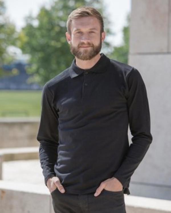 Mens Long Sleeve Polo