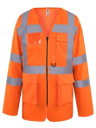 Hi-Vis Executive Long Sleeve Waistcoat