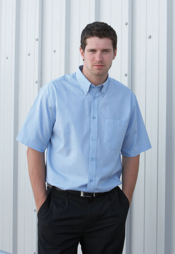 Short Sleeve Cotton/Polyester Oxford Shirt