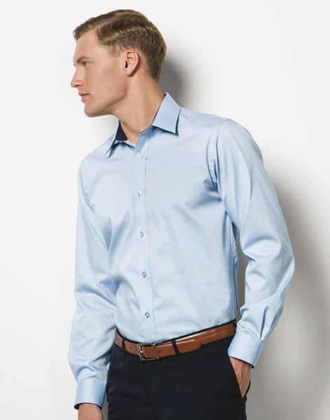 Contrast premium Oxford shirt long sleeve