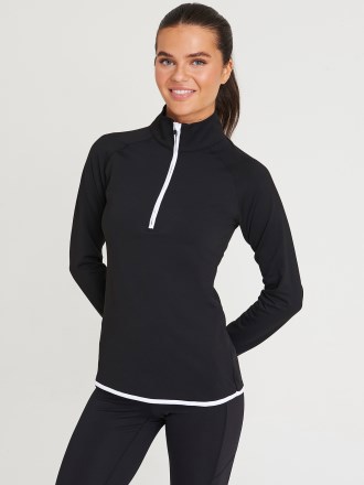 Girlie Cool ½ Zip Sweat