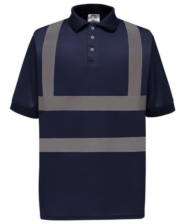 Hi Vis Short Sleeve Polo Shirt - Trade Workwear Direct