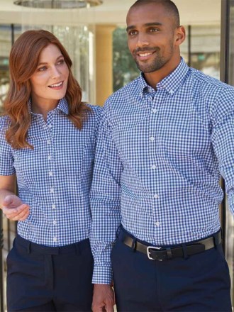 Brook Taverner Montana Gingham Long Sleeve Shirt