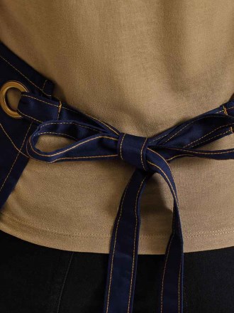Premier Barley Contrast Stitch Bib Apron
