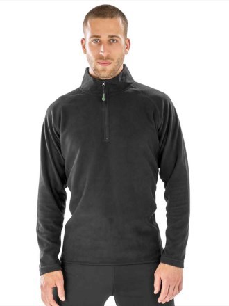 Result Recycled Zip Neck Micro Fleece