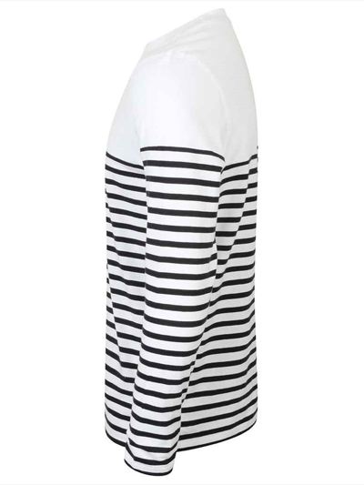Front Row Unisex Long Sleeve Breton Striped T-Shirt