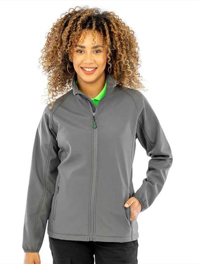 Result Recycled Ladies Printable Soft Shell Jacket