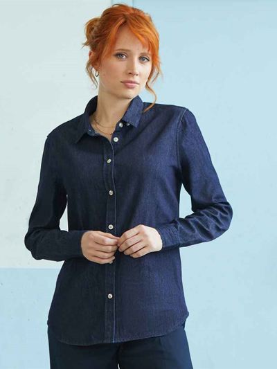 NEOBLU Ladies Bennett Denim Shirt