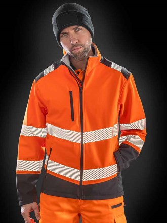 Result Safe-Guard Printable Ripstop Safety Soft Shell Jacket