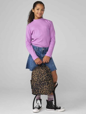 BagBase Leopard Print Mini Backpack