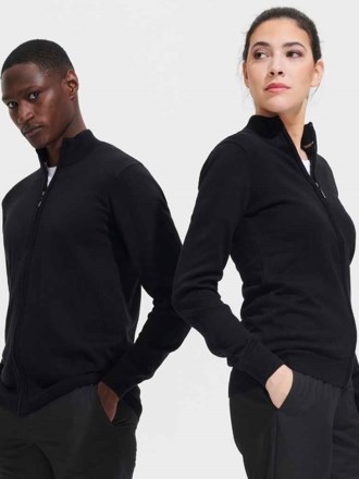 SOL'S Gordon Full Zip Cotton Acrylic Cardigan