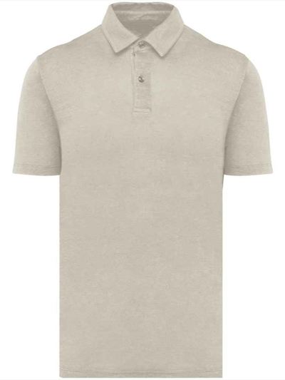 Spasso Knitted Linen Polo Shirt