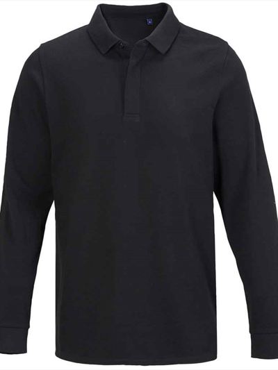 NEOBLU Owen Long Sleeve Piqué Polo Shirt