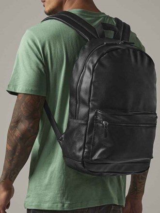 BagBase Faux Leather Backpack