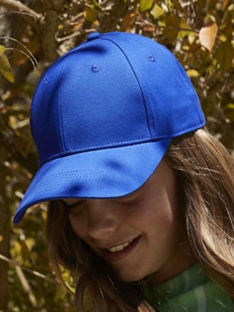 Beechfield EarthAware® Junior Classic Organic Cotton 6 Panel Cap