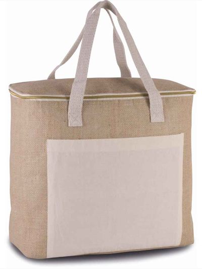 Kimood Large Jute Cool Bag