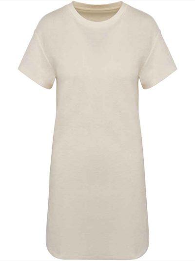 Native Spirit Ladies Terry Towel Dropped Shoulder T-Shirt Dress
