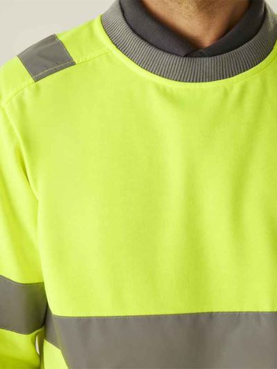 Regatta High Visibility Pro Contract Crew Neck Sweatshirt