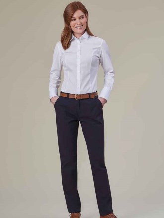 Brook Taverner Ladies Liberty Slim Leg Chino Trousers
