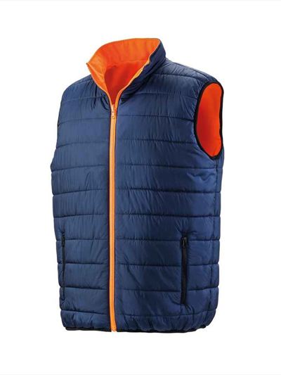 Result Safe-Guard Reversible Soft Padded Gilet