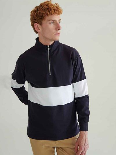 PANELLED 1/4 ZIP