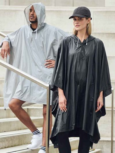 Plastic Rain Poncho