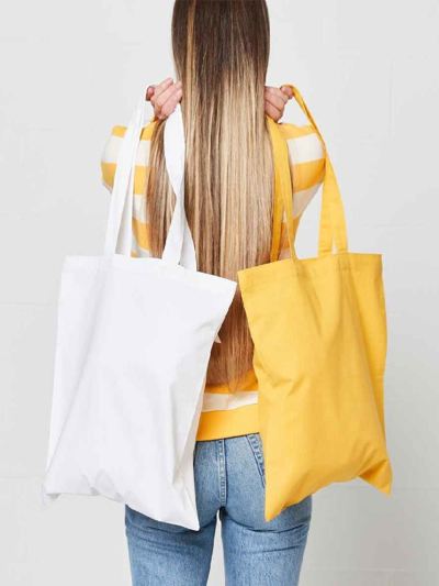 Cotton Long Handle Shopper