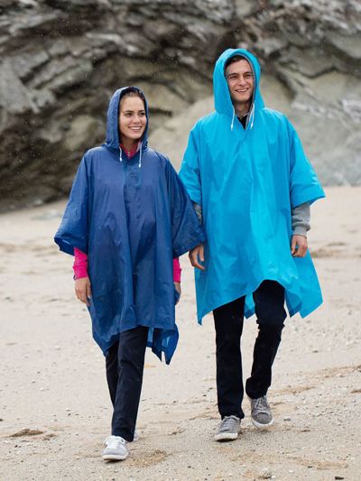 Plastic Rain Poncho