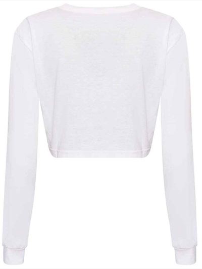 AWDis Ladies Long Sleeve Cropped T-Shirt
