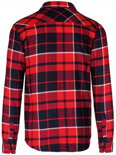 Kariban Sherpa Lined Checked Shirt Jacket
