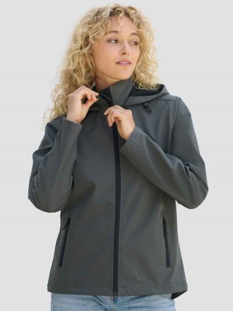 SOL'S Ladies Race Hooded Soft Shell Jacket