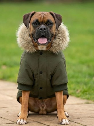 Dog’s parka jacket