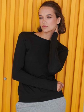 SF Clothing Ladies Feel Good Long Sleeve Stretch T-Shirt