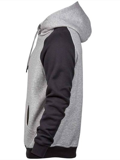 Tee Jays Two Tone Raglan Hooded Sweatshirt