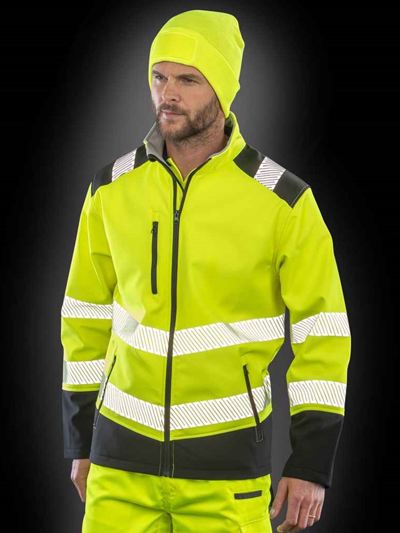 Result Safe-Guard Printable Ripstop Safety Soft Shell Jacket
