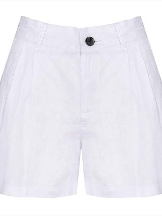 Spasso Ladies Linen Bermuda Shorts