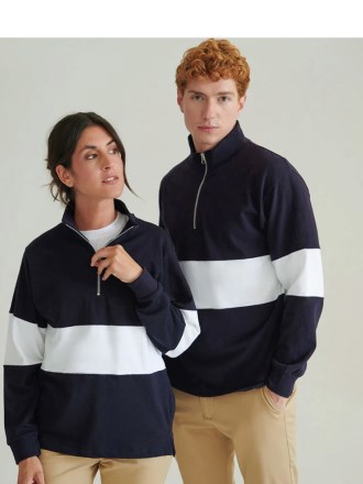 PANELLED 1/4 ZIP