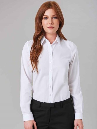 Brook Taverner Ladies Silvi Fitted Long Sleeve Blouse