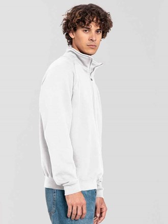 Fruit of the Loom Iconic Premium Zip Neck Sweatshirt