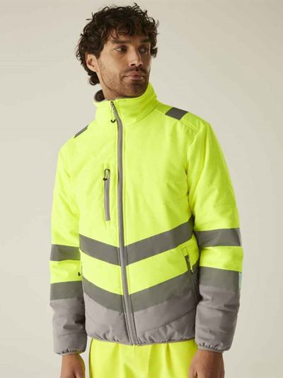 Regatta High Visibility Two Tone Thermal Baffle Jacket