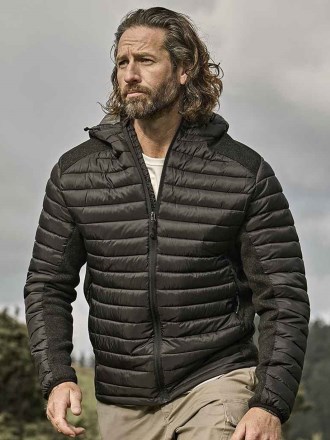 Tee Jays Crossover Hooded Padded Outdoor Jacket