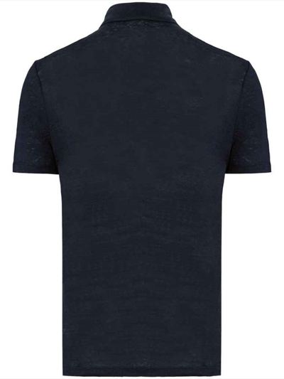 Spasso Knitted Linen Polo Shirt