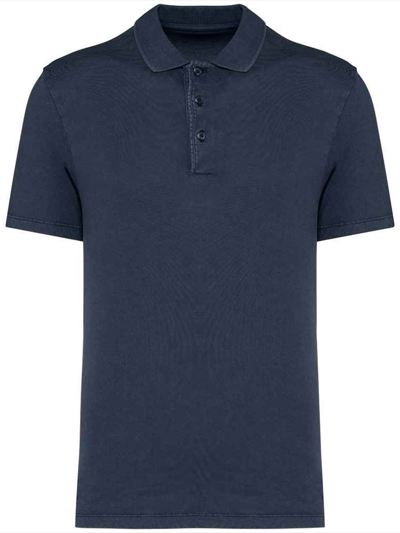 Native Spirit Washed Jersey Polo Shirt