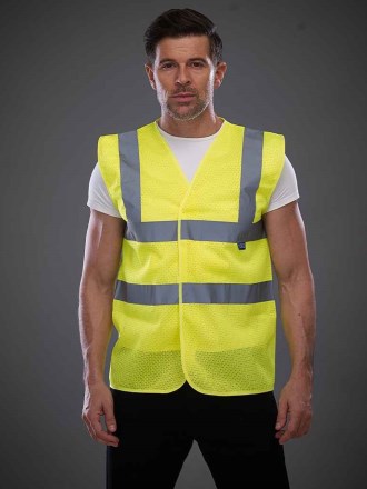 Yoko Top Cool Open Mesh Waistcoat